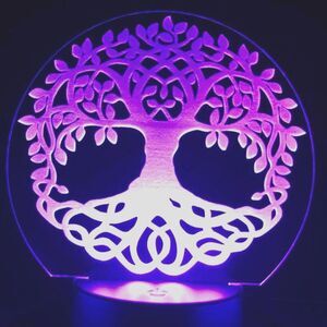 Tree of life light LED Color Changing night light customizable